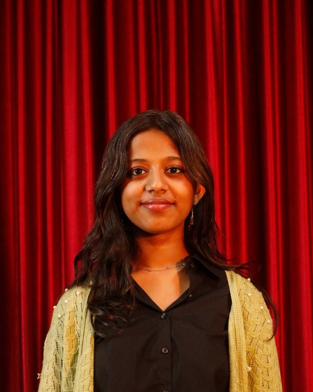 Krithika M, a dancer in Gianni Schicchi at CHRIST University.