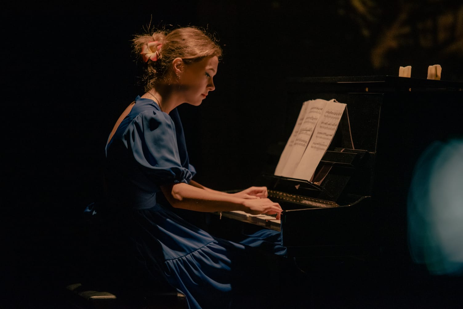 In recital